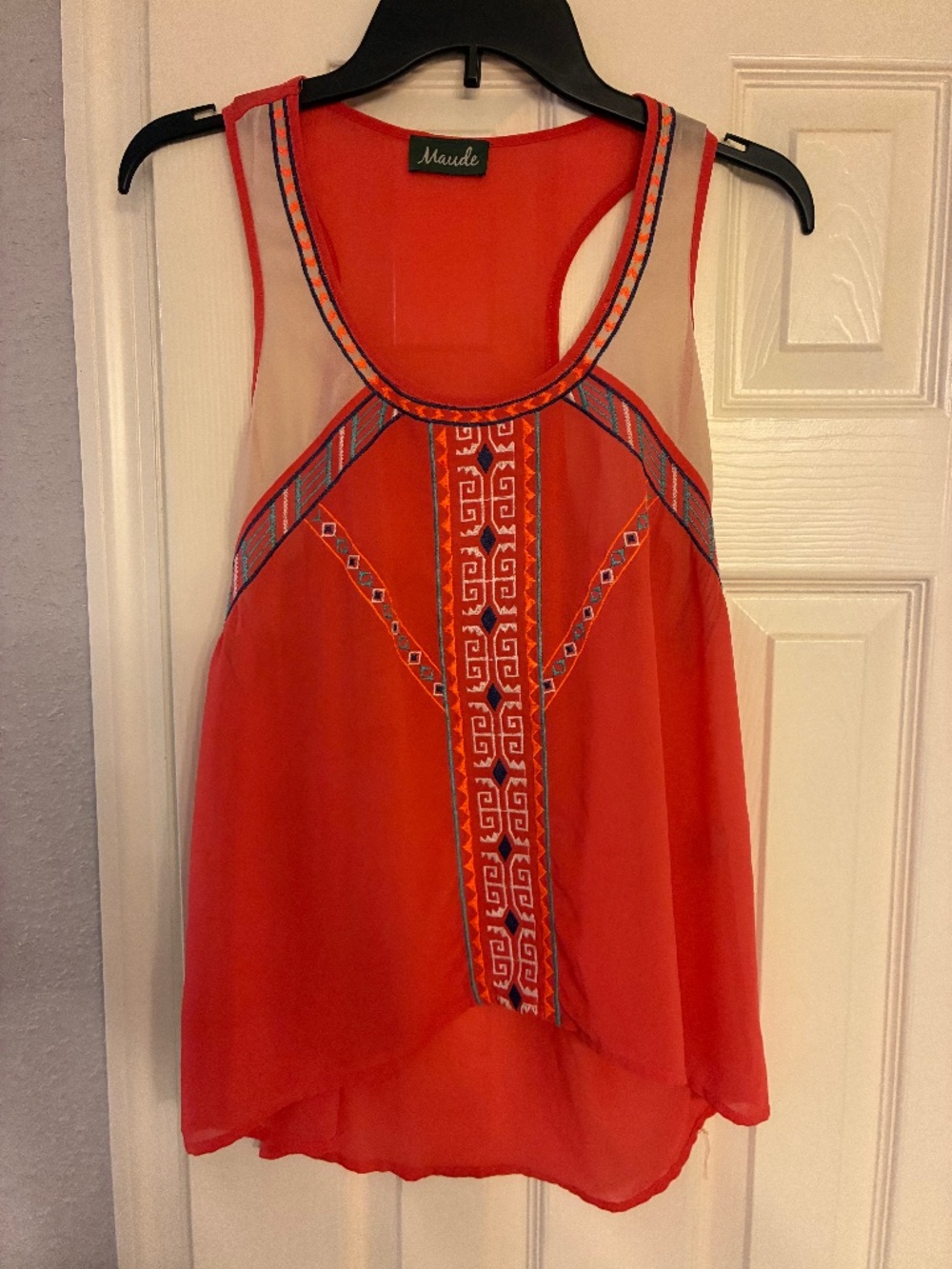 Embroidered Tank Top
